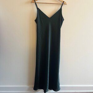 NWT Aritzia Wilfred Only Slip Satin Midi Dress